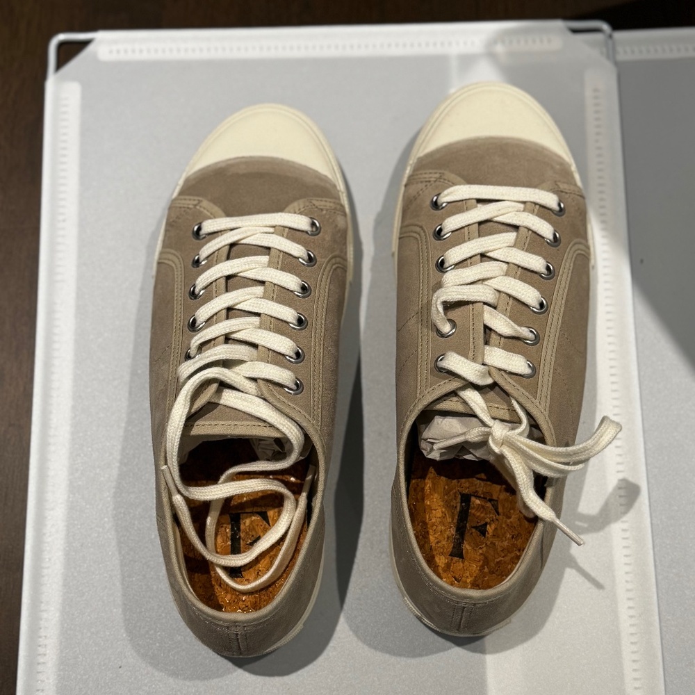 Flattered Suede Tan Sneakers